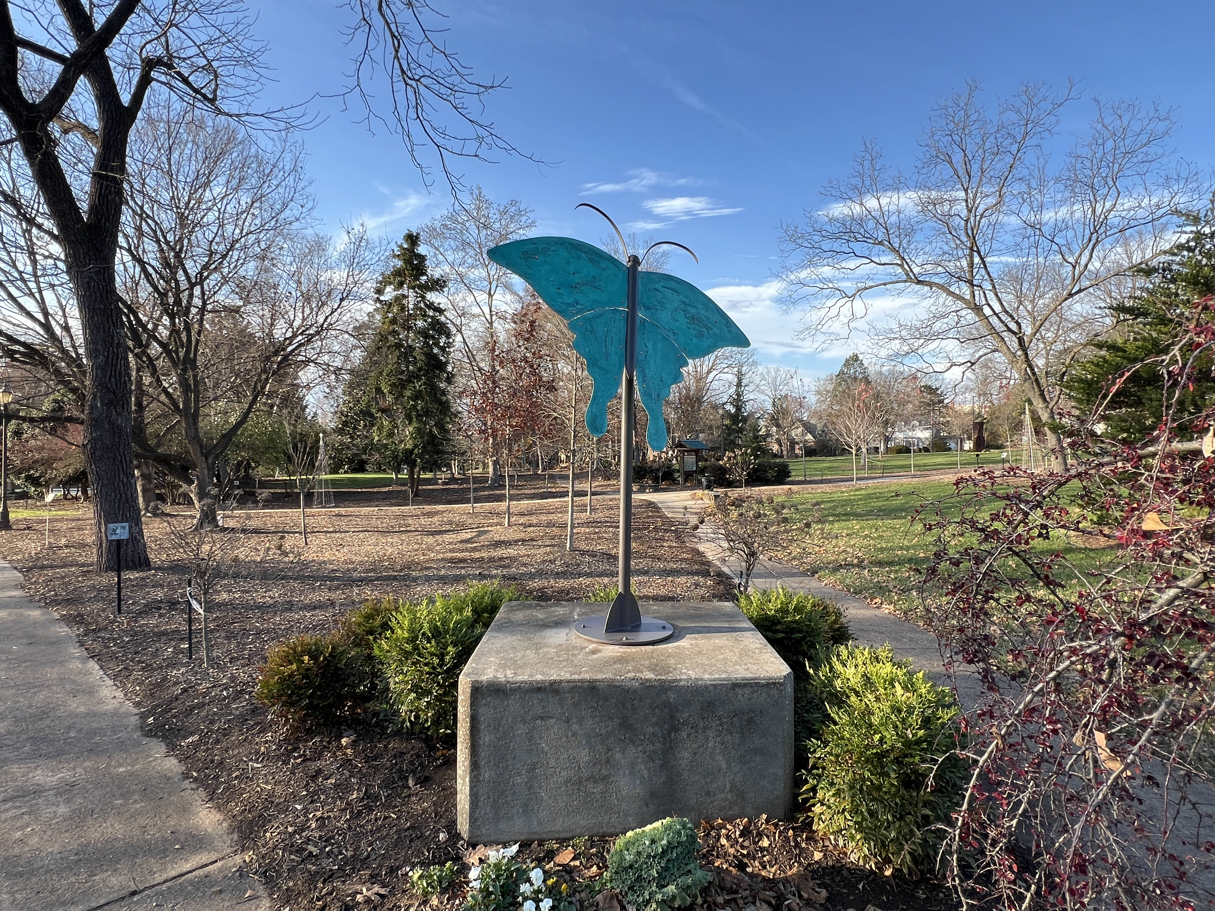Swallowtail sculpture