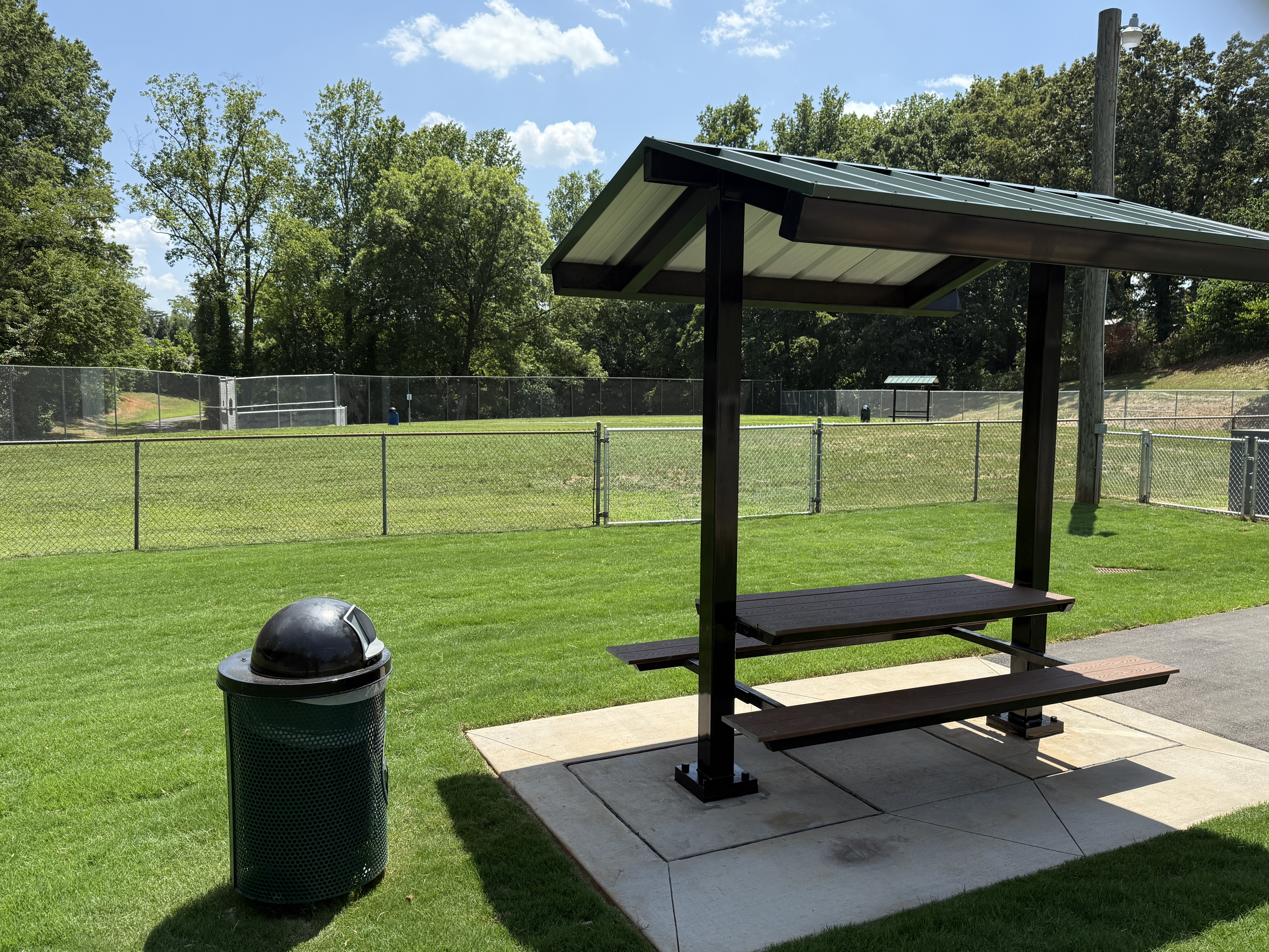 shelter at dog park