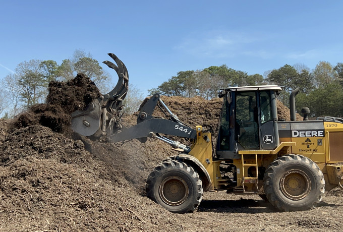 mulch yard