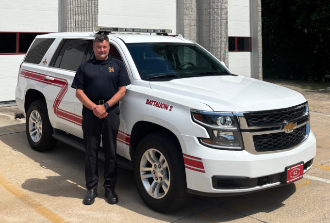 Battalion Chief Chad Fisher