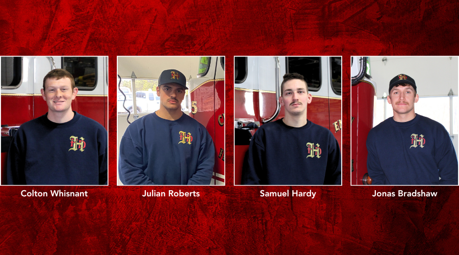 New hires Whisnant, Roberts, Hardy, and Bradshaw