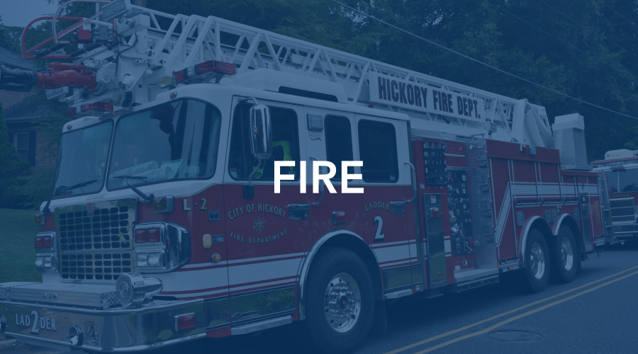 Hickory fire truck