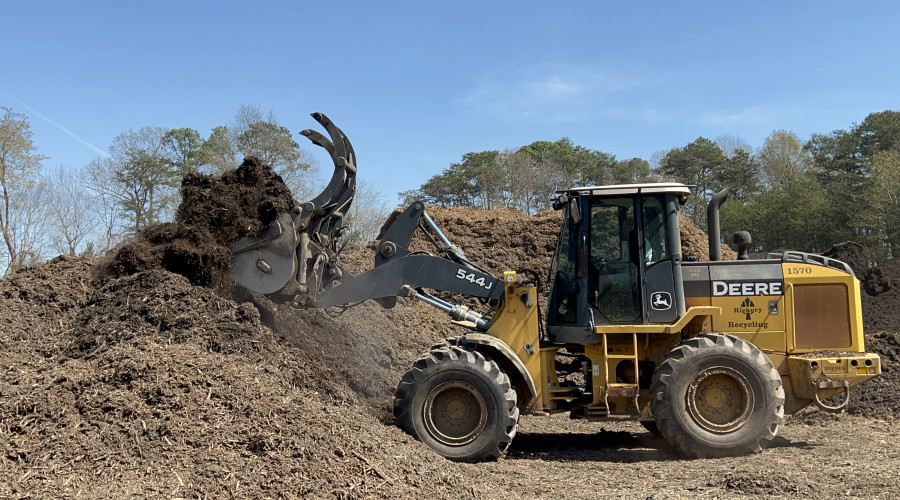 mulch yard