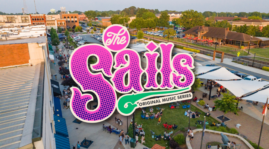 Union Square during a Sails Original Music Series concert