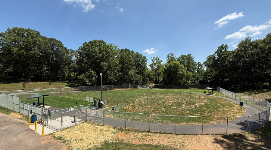 New dog park at Hickory Optimist Park
