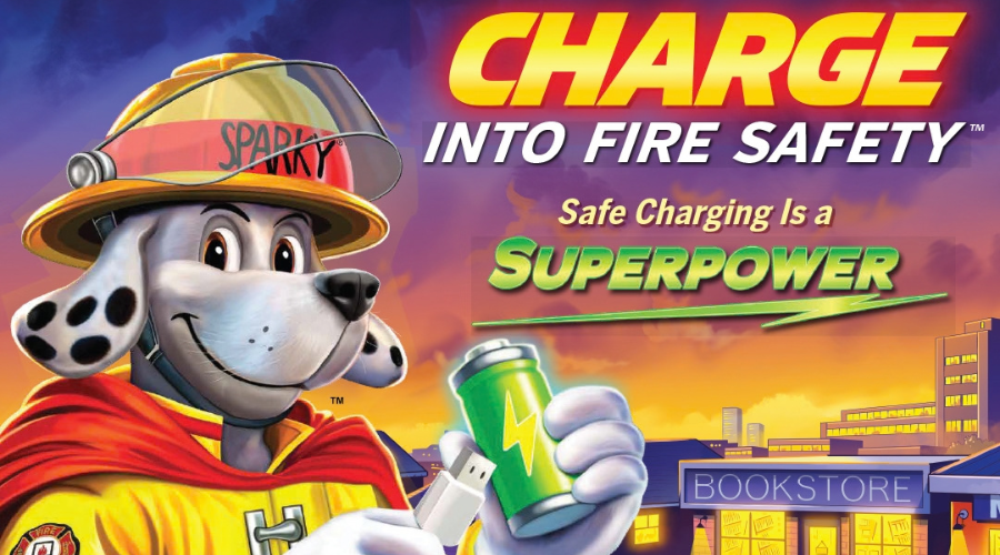 Sparky with a rechargeable battery